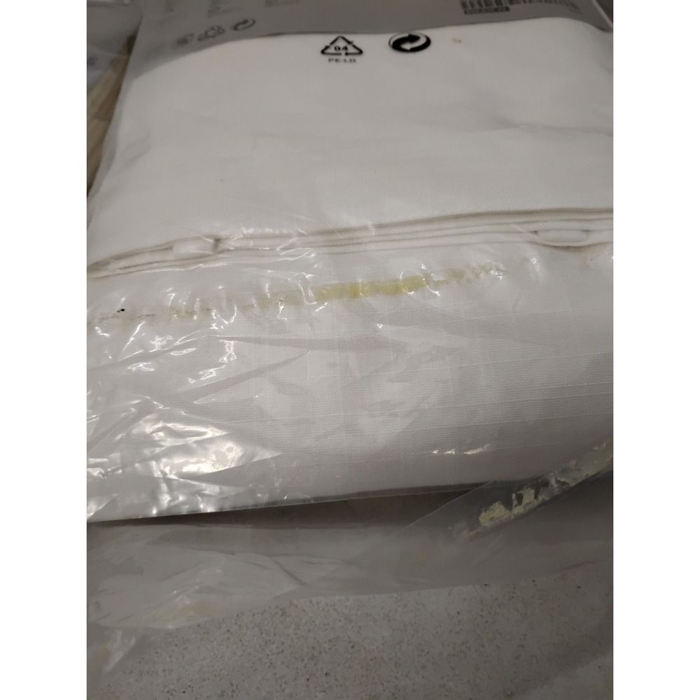 Ikea RITVA Curtains w Tie-Backs 57x118 " 2 Pairs, White 800.638.33 - NEW In Pkg - Picture 5 of 8